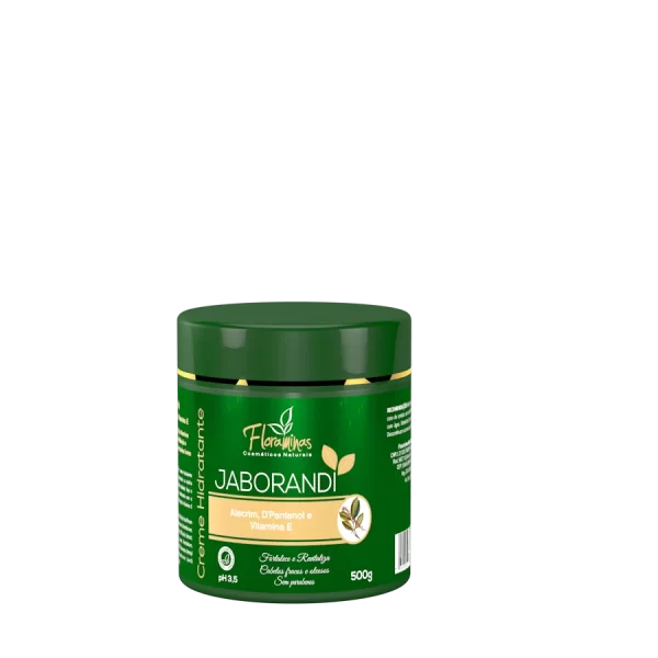 Creme Hidratante Jaborandi, Alecrim, D’Pantenol e vitamina E 500 g