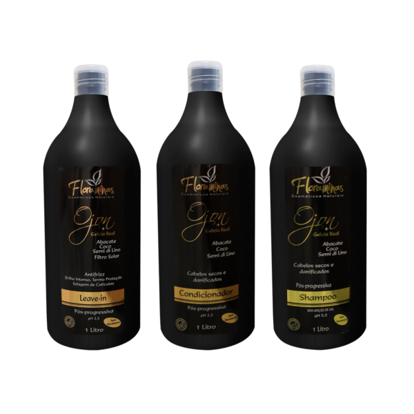 Kit Ojon (Litro)Shampoo, Condicionador e Leave in