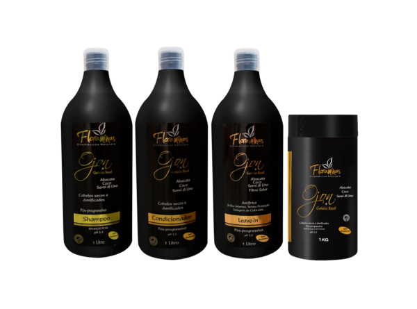 Kit Ojon (1L/kg) Sampoo, Condicionador ,Leave in e Máscara